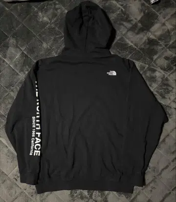 THE NORTH FACE 블랙 후드티 XL