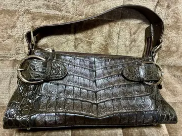 다크 브라운 크로커다일풍 백 EX 라인 있음