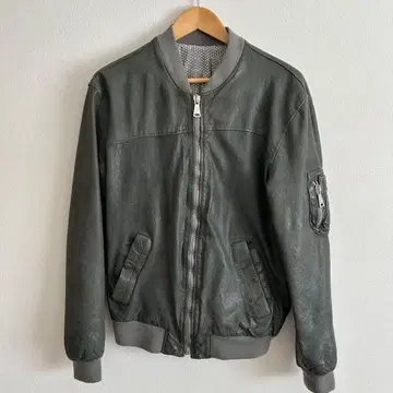 DFOUR ma-1 가죽 자켓 이탈리아제