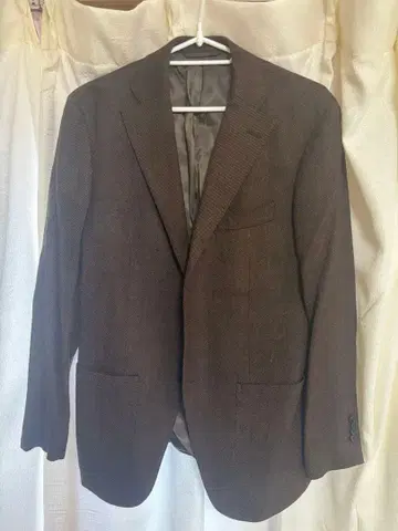 브라운 테일러드 자켓 blazer's bank REDA