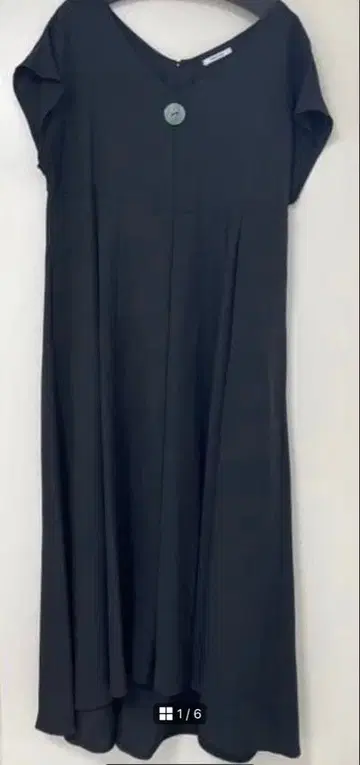 EmmaTaylor 빅쉘 버튼 롱 드레스