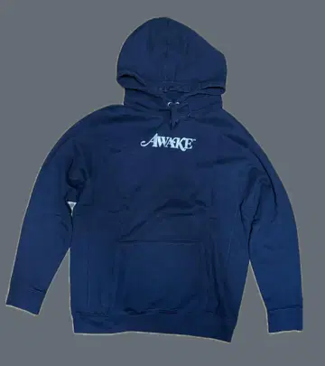 AWAKE 블랙 후드 부착 후드티