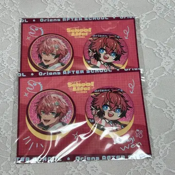 [ 미개봉 새상품 ] 아카기 웬 방과후 오리엔스 캔뱃지 세트