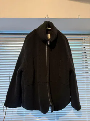 H&M 보아 자켓 블랙 L