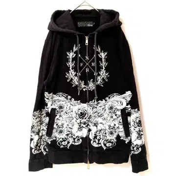 Xfrm 블랙 집업 후드티