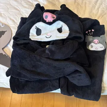 Kuromi 플리스 룸웨어 프리 사이즈 인형옷 M