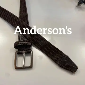 앤더슨 브라운 웨빙 벨트