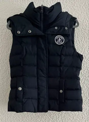 Abercrombie & Fitch 블랙 다운 베스트 S