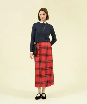 MACKINTOSH PHILOSOPHY 타탄 체크 퀼트 스커트