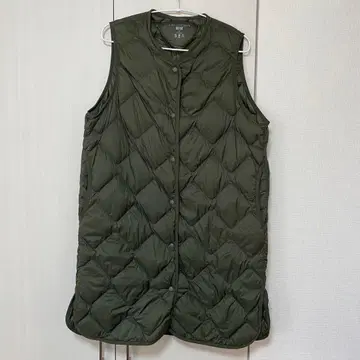 UNIQLO ULTRA LIGHT DOWN 올리브 다운 베스트 M