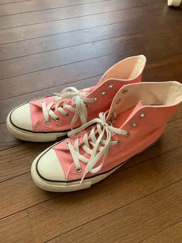 ALL STAR 핑크 하이컷 스니커즈