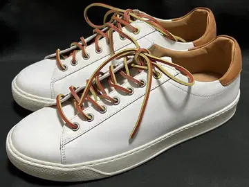 새상품급 이탈리아제 STEFANO GAMBA 42 가죽 스니커즈 신발