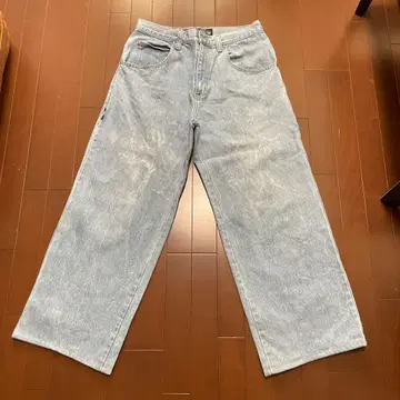 L.A. GATE 와이드 레그 데님 팬츠