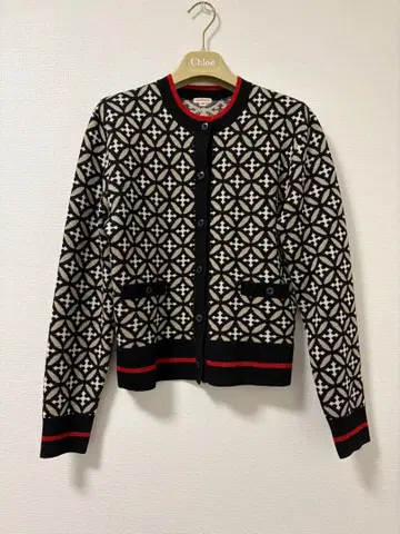 [ DRESSTERIOR ] 드레 올 패턴 가디건