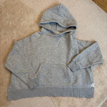 ungrid 그레이 후드 부착 후드티 언그리드 오버 사이즈 후드티