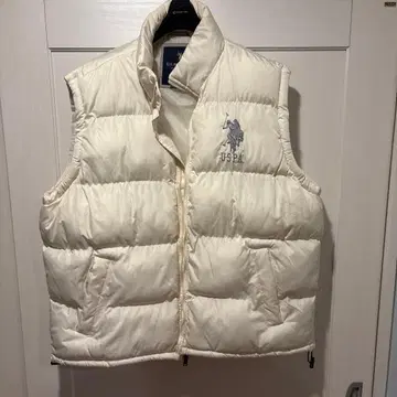 U.S. POLO ASSN 다운 자켓 화이트 2xl
