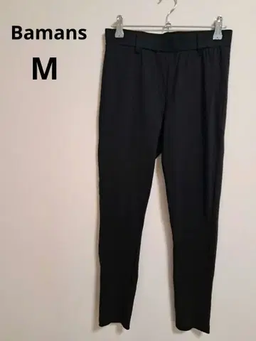 Bamans 블랙 슬랙스 M