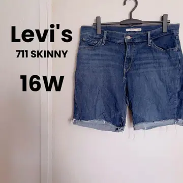 Levi's 리바이스 711 SKINNY [ 16W ] 데님 숏팬츠