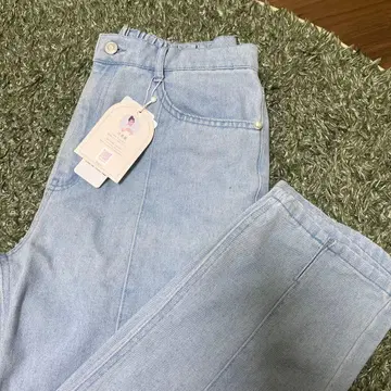 시마무라 츠지 노조미 라이트 블루 데님 팬츠 LL