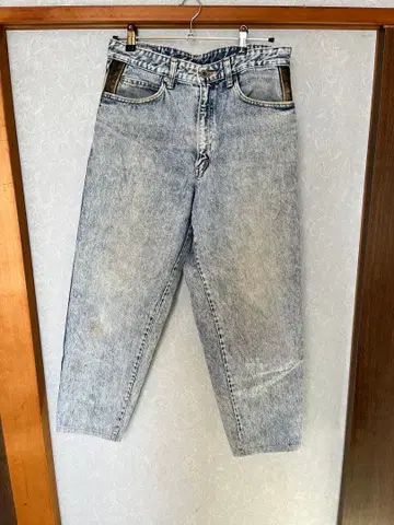 케미컬 워시 데님 구제 의류 빈티지 80s 90s