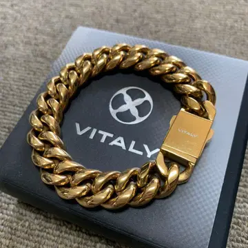 VITALY 바이 미사용 새상품 React 팔찌 gold