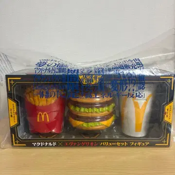 맥도날드 x 에반게리온 버거 세트 피규어