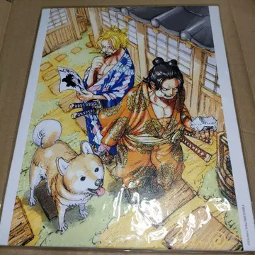 ONE PIECE 풀 컬러 아트 보드 에이스와 사보의 와노쿠니 캔버스