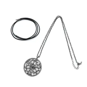 새상품급 폭시 목걸이 크리스탈 문 서클 11-25110737