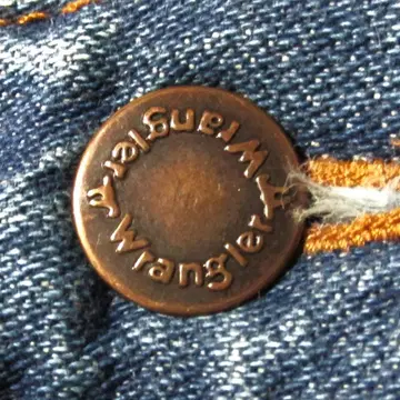 레어 버튼 빈티지 Wrangler SCOVILL irregular