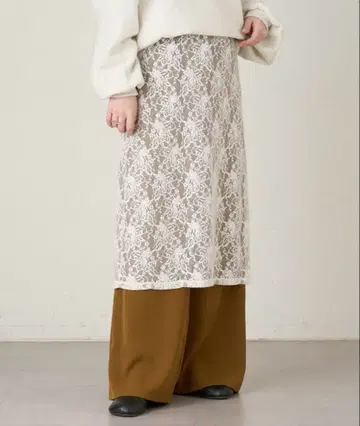 Omekashi 스트레치 레이스 스커트