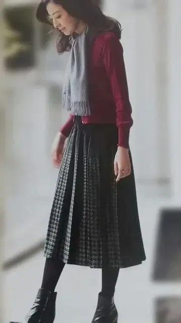 통판생활 그라데이션 스커트