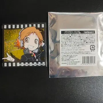 페르소나 Q2 세가 콜라보 카페 스퀘어 홀로 캔뱃지 하나무라 요스케