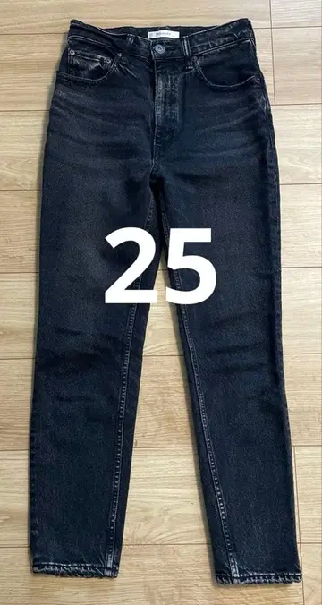 마우지 Moussy MVS 데님 팬츠 청바지 블랙 스키니 25