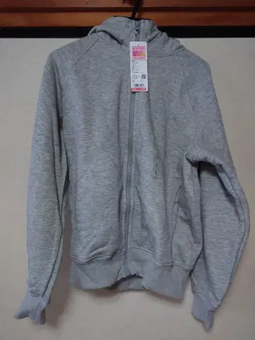 UNIQLO 히트텍 후드티 그레이 S 사이즈