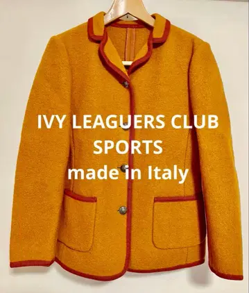 울 100% 이탈리아제 자켓 오렌지