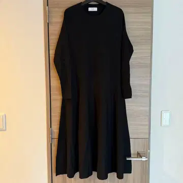 SLOBE IENA 블랙 롱 니트 원피스