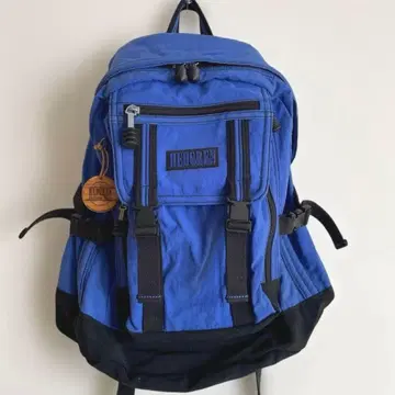 HEDGREN 파란색 백팩 다기능 포켓 부착