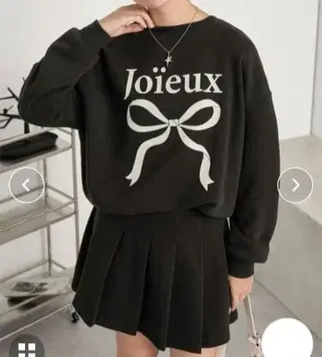 맨투맨 티셔츠 셋업 블랙 FREE