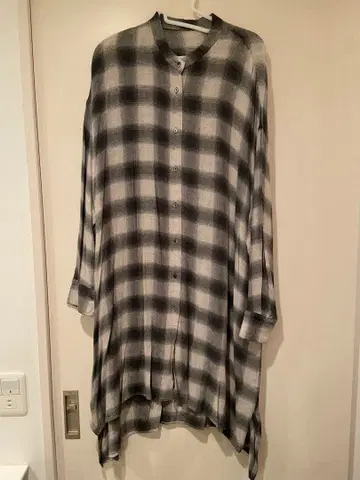 BEAUTY&YOUTH 체크 무늬 긴팔 튜닉 M