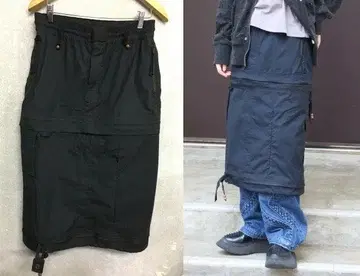 젠예 25ss 새상품급 백으로도 활용 가능한 스커트 남성용 사이즈 M