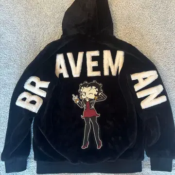 베티  부프 플리스 후드 부착 자켓