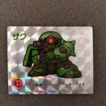 [자쿠] 기동전사 건담 캐릭터 키라키라 마그넷 쇼와 시대 아이템