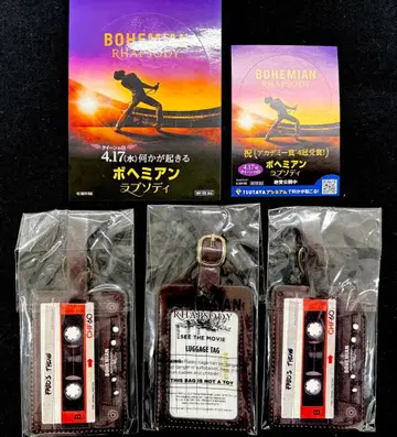 보헤미안 랩소디 러기지 택&스티커 2종