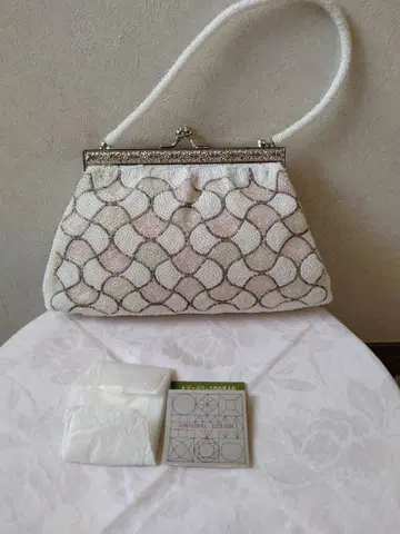 쇼와 레트로 하시모토 비즈 백 새상품급