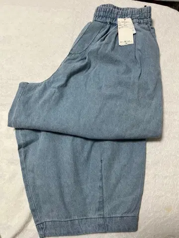 사만사 모스모스 데님 벌룬 팬츠