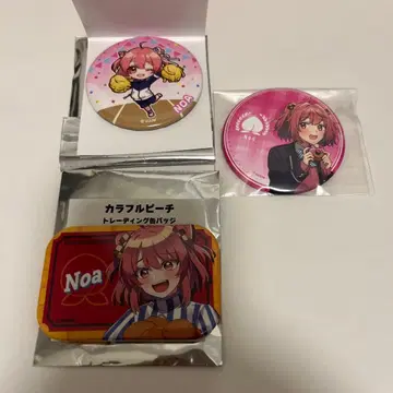 컬러풀피치 노아 캔뱃지 3종 세트