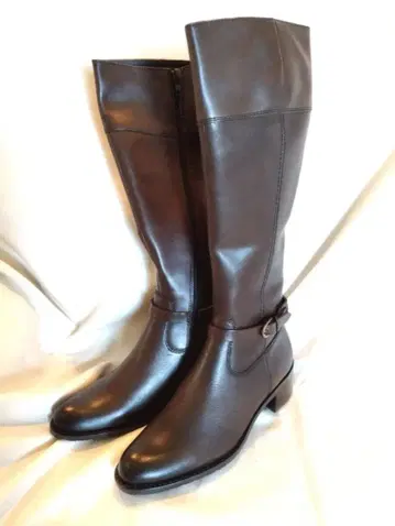 사이드 지퍼 롱 부츠 22.5cm Marie Club