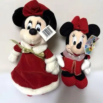 미니 마우스 크리스마스 봉제 인형 약 25cm