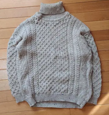 arancrafts 피셔맨 니트 아일랜드제 내추럴 L