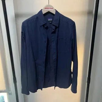 S 파타고니아 오가닉 코튼 네이비 셔츠